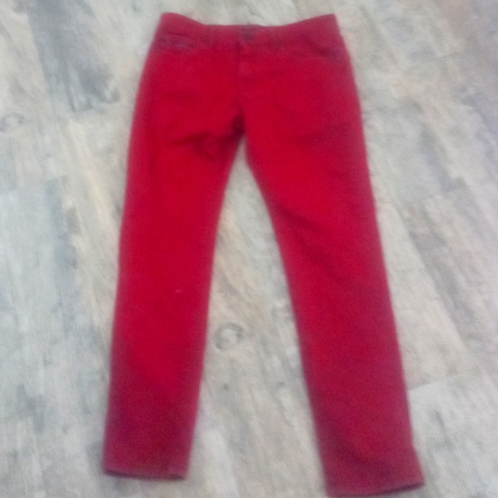 Fried Denim Vibrant Red Pants